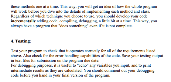sample of what the program should look like is included at the
