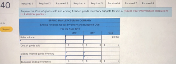 $25 per hour in 2019. Spring Manufacturing uses direct labor hours to