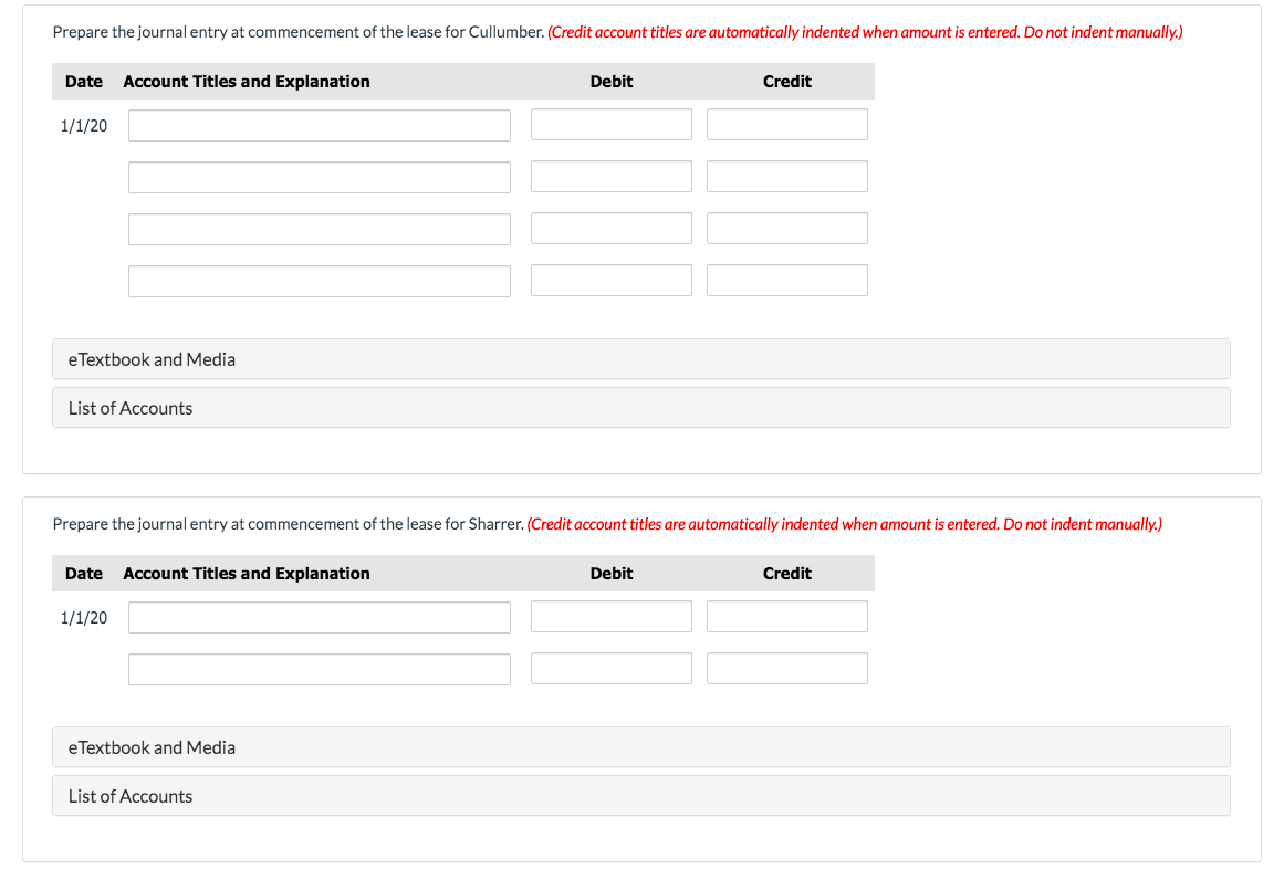Company leases a new machine to Sharrer Corporation. The machine has a