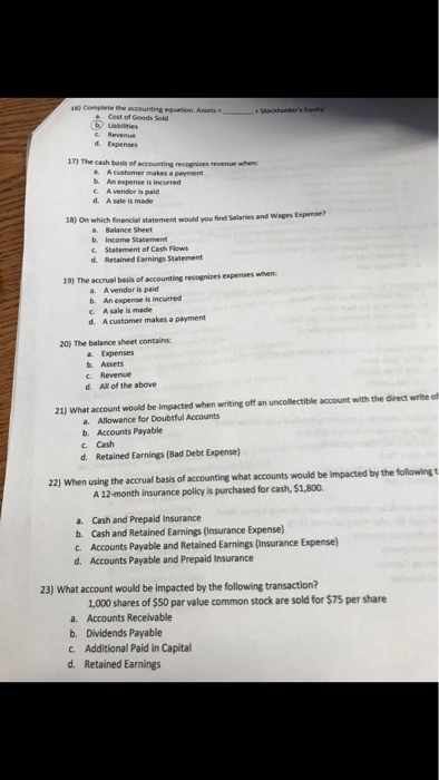 liscal perlod whee unine a. Cash Basis C. Neither A or B