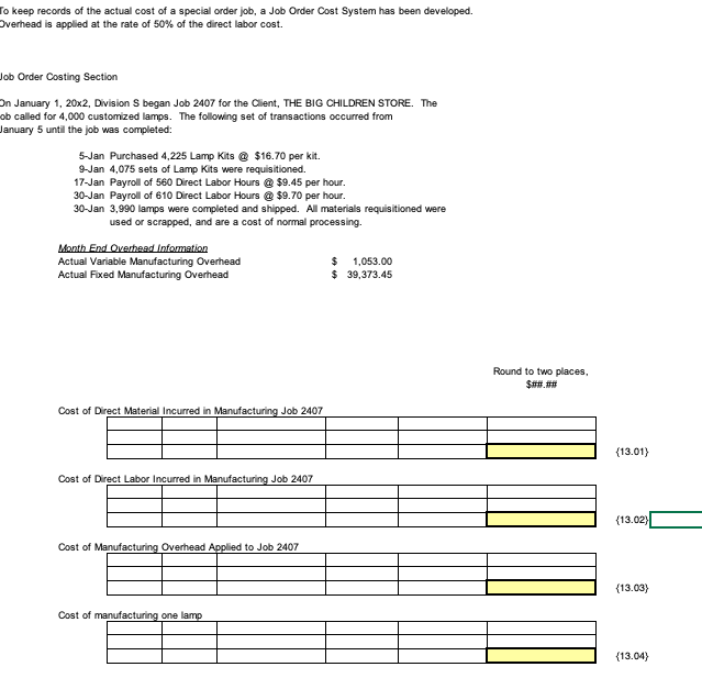 to be used for planning and control of operations and should be