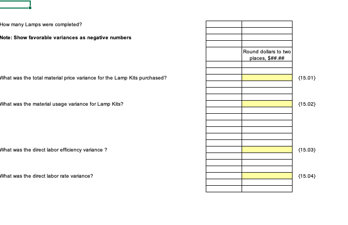 4. Factory Overhead Budget 5. Selling and Administrative Budget 6. Cost of