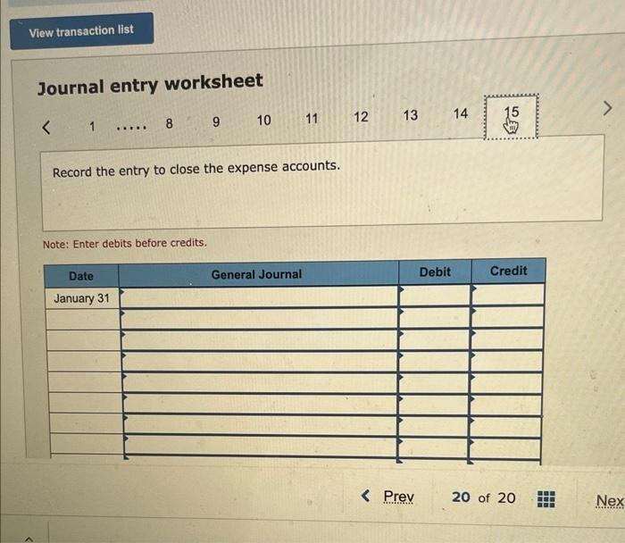 e. The company accrued income taxes at the end of January $10,000.