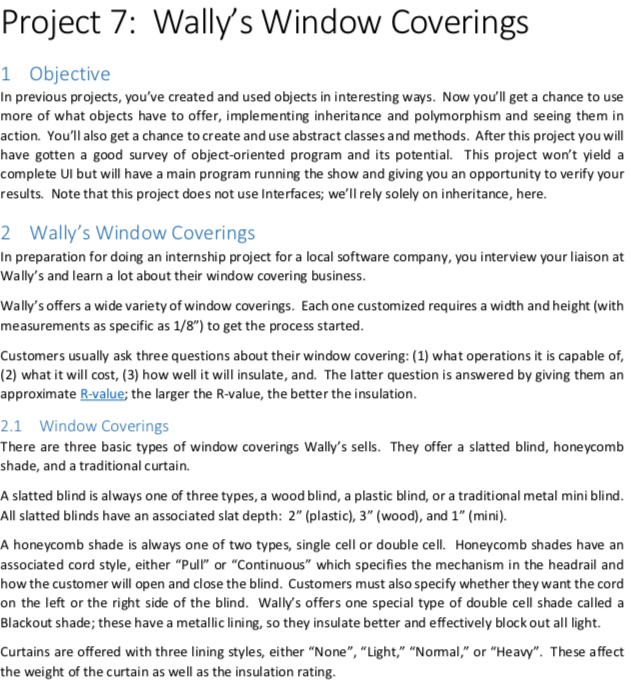 Java Project. We just learned about inheritance and polymorphism, not interface yet(please