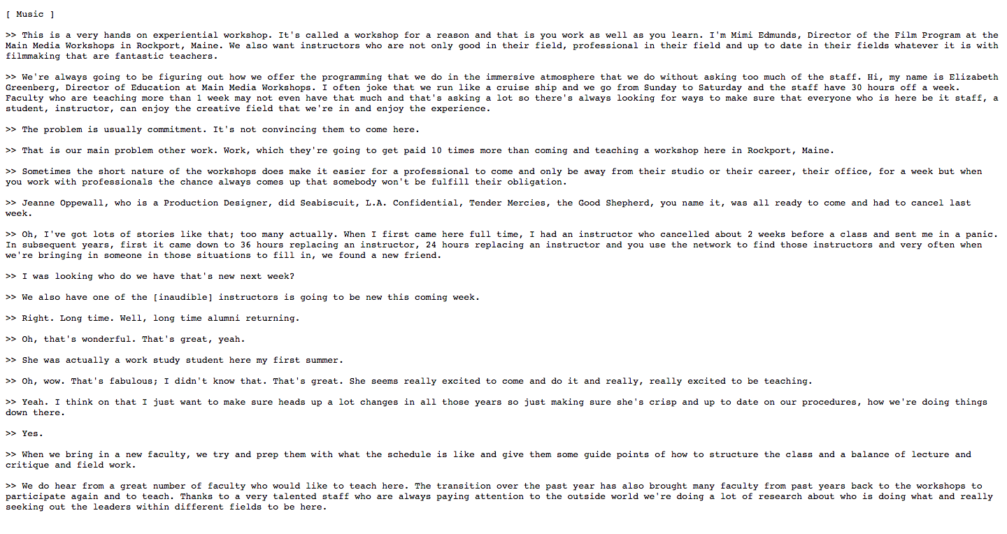  [ Music ] >> This is a very hands on experiential