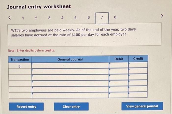 31 Additional Information Items a. An analysis of WTi's Insurance policies shows