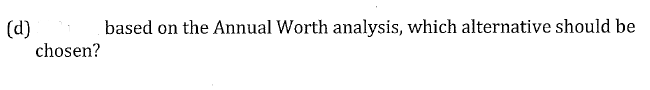 Crush First Cost 0 & M Costs (per year) Annual Benefits Salvage