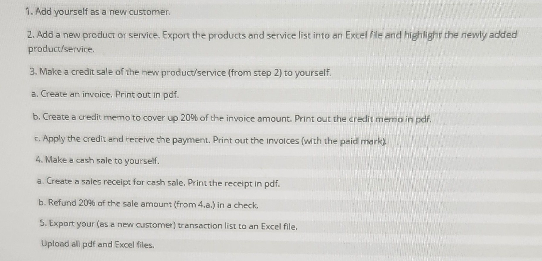  explain how to do in Quick Books Add yourself as a