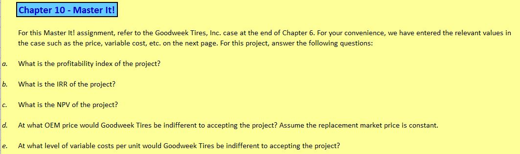 development Test marketing cost Initial equipment cost Equipment salvage value Year 1