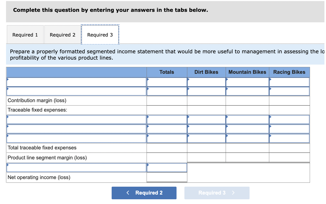 quarter follow: *Allocated on the basis of sales dollars. Management is concerned