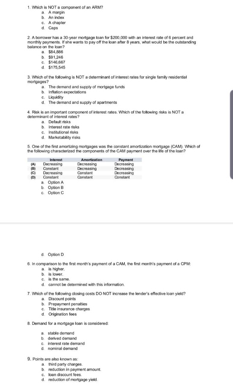 Comments: Please solve as soon as possible and only show the option