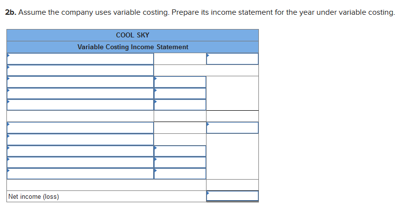 its first year of operations. During this first year, the company produced