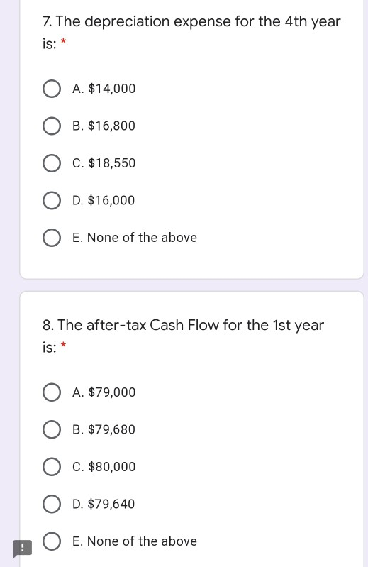 Proof Software is considering an expansion project that has a life of