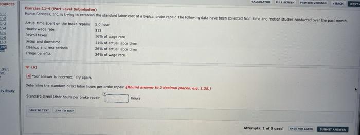  CALCULATOR SOURCES FULL SCREEN PRINTER VERSION #BACK 25 Exercise 11-4 (Part