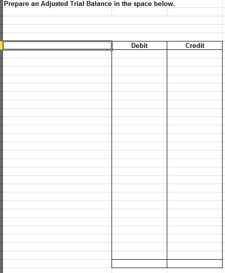 of office equipment for June is $500. d. Accrued receptionist salary on