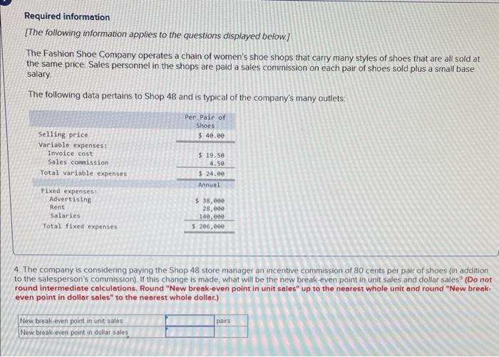 Company operates a chain of women's shoe shops that carry many styles