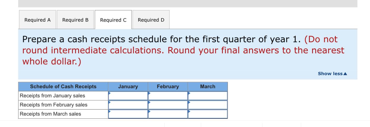 total $300,000 and to increase 20 percent per month in February and