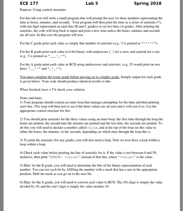  C program language and output should look like the second picture