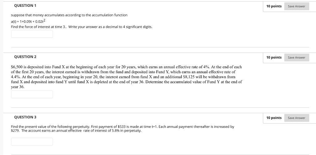 Question 2 Please QUESTION 1 10 points Save Answer suppose that money