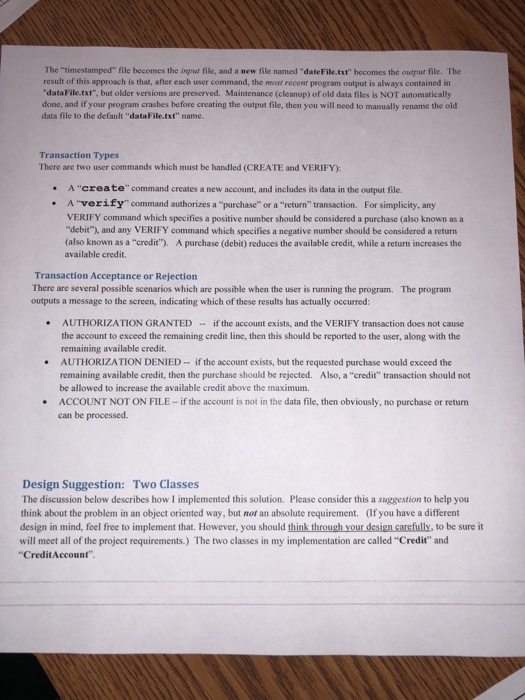accounts. The user types textual commands which operate as shown in the