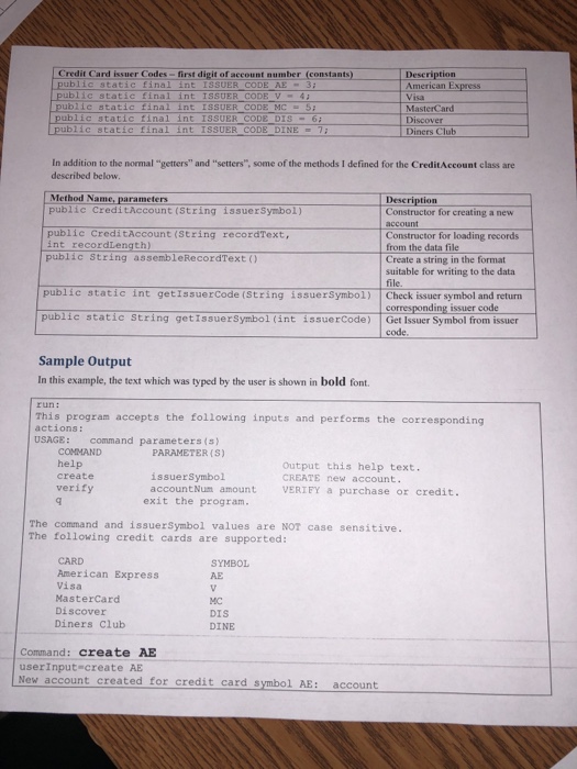 is not an exhaustive list of test cases for the program.) create
