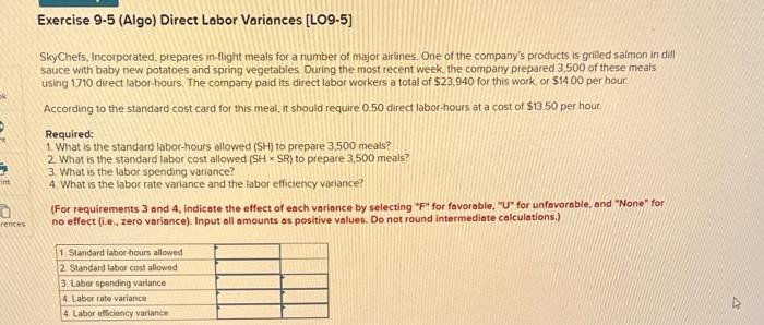 the nearest whole dollar.) Exercise 9-2 (Algo) Prepare a Report Showing Revenue