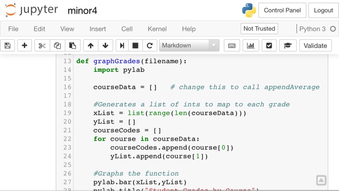 I , grade 1), . . . (co ursen-i, grade,-1) The first