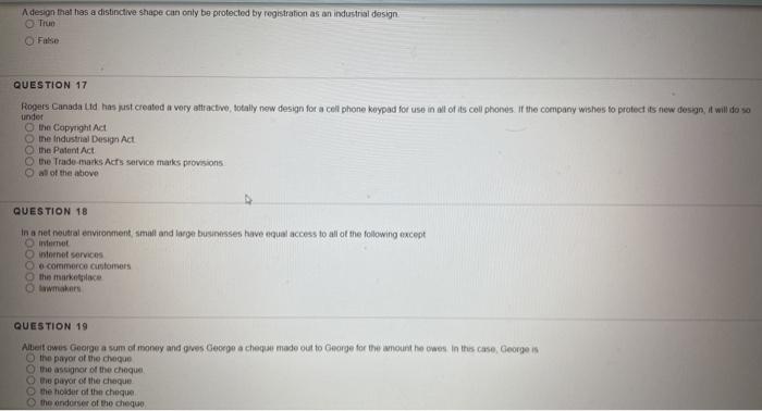  A design that has a distinctive shape can only be protected