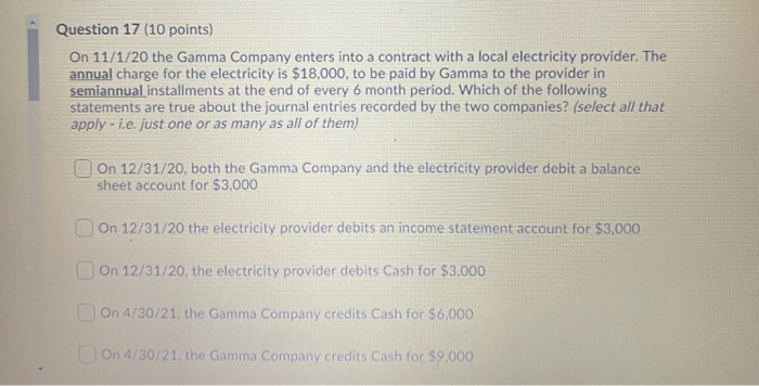 the following statements are true about the journal entries recorded by your