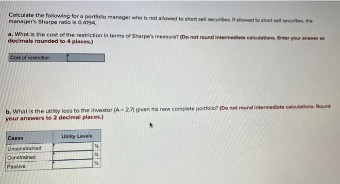 the macro and micro forecasters in the following table: Annet Stock A