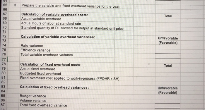 labor-hours) Variable manufacturing overhead Fixed manufacturing overhead 5,000 $ 25,000 S 59,000
