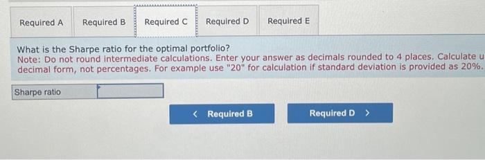 portfolio? d. By how much did the position in the active portfolio