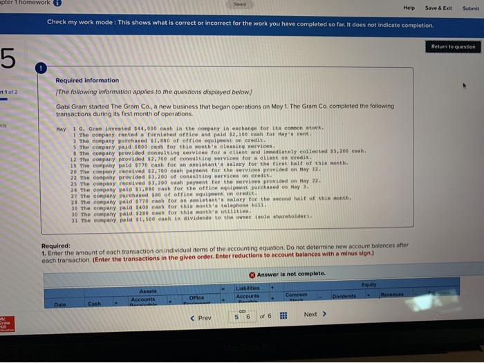  why is my answer incomplete? pter 1 homework Saved Help Save