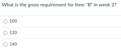 whole number. Table 1. Inventorv Record Data Table 2. MPS Start Quantitv
