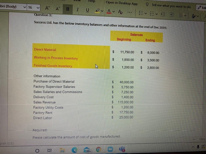  Help abri (Body) Open in Desktop App I U ON A