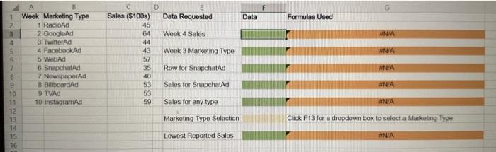 spreadsheet to answer the following questions: Open sprendsheet In this graded tuterial