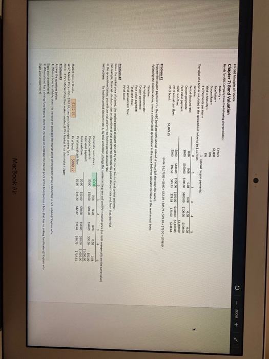 only need help with the first problem. You can screenshot work on