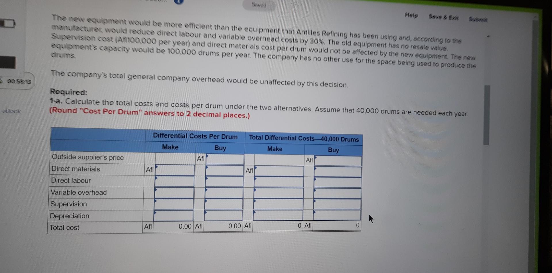 ought to stop making our own drums and accept that outside supplier's