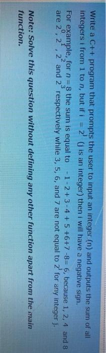  Write a C++ program that prompts the user to input an