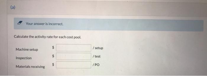 popular smartphone. The company is considering adopting an activity-based costing approach for