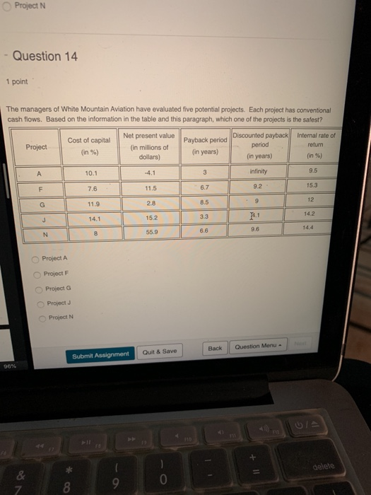  need help with these two Project N - Question 14 1