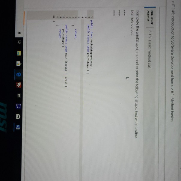  please help > T 145 Introduction to Software Development home >