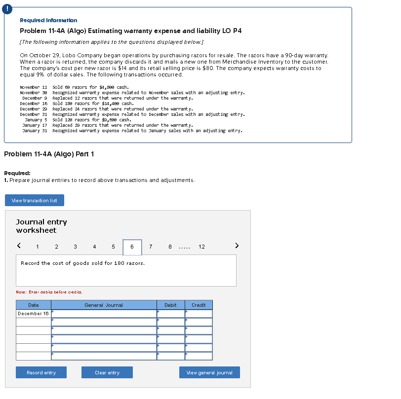 customer. The company's cost per new razor is $14 and its retail