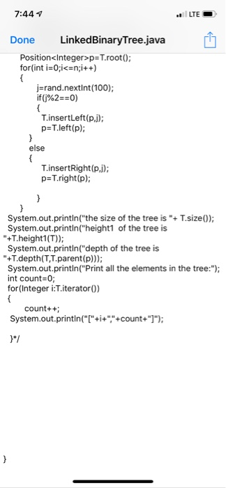 BTPosition left, BTPosition right) setElement(element) setParent(parent); setLeft(left); setRight(right) *Returns the element stored