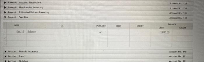 Wholesalers, $1,200. Invoice No. 465, dated December 24 , terms n/30. 26