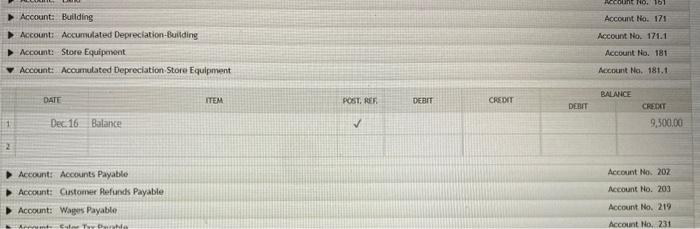 \& Light (Utilities Expense) for the month of December, $630. 27 Sold