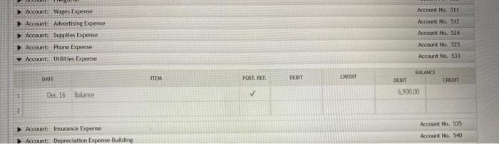 of $300 (f) Unused supplies on hand, $525 (g) Unexpired insurance on