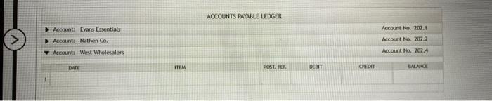 generat tedger. 4. Prepare schedules of accounts recevable and accounts payable. 6.