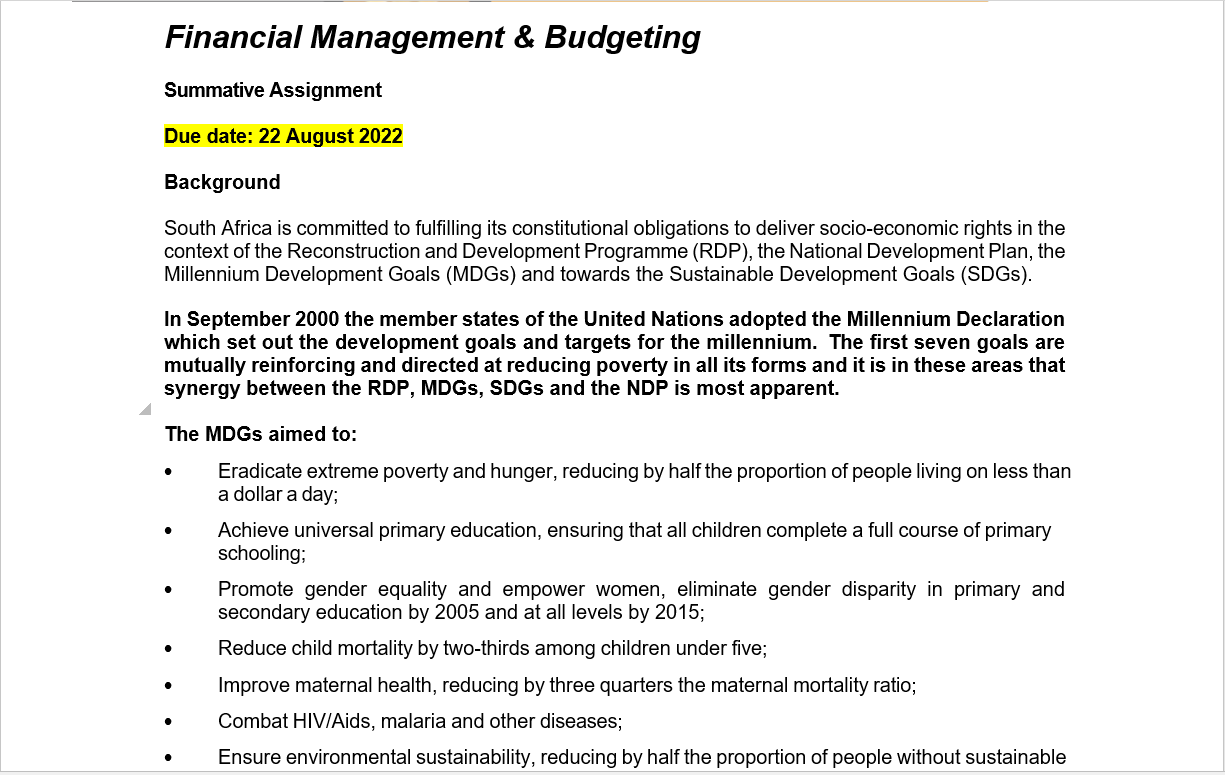 the Task to be done is as follows: TASK: Because you