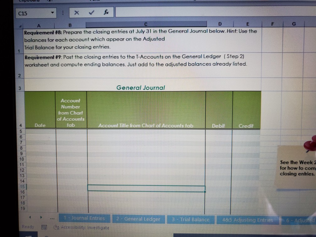 20 Made payment to Mary's Repair Company, $300. Cash pool service revenue